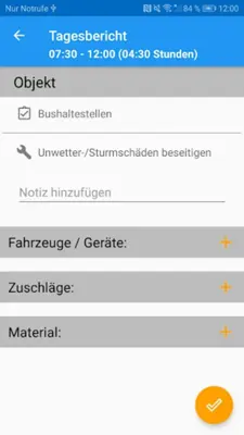 PS Tagesbericht android App screenshot 0